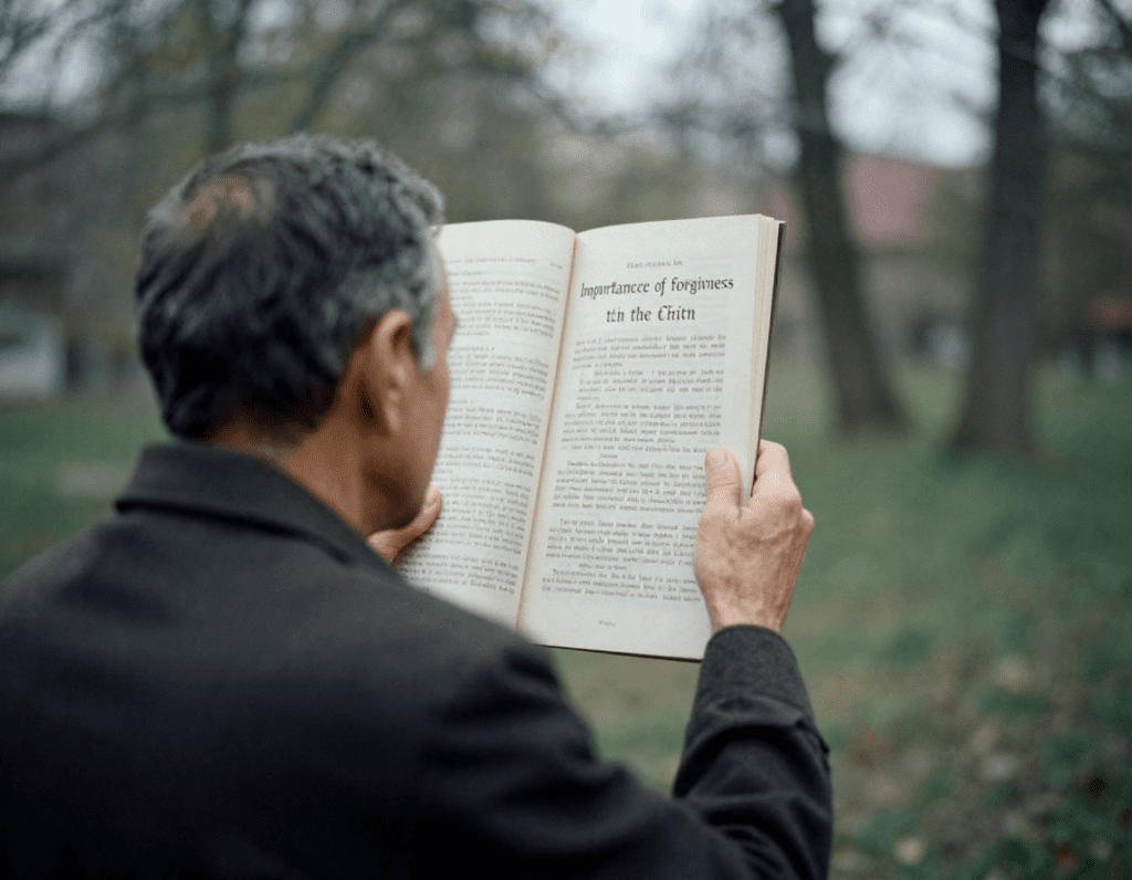 Cruz representando o perdão na fé cristã