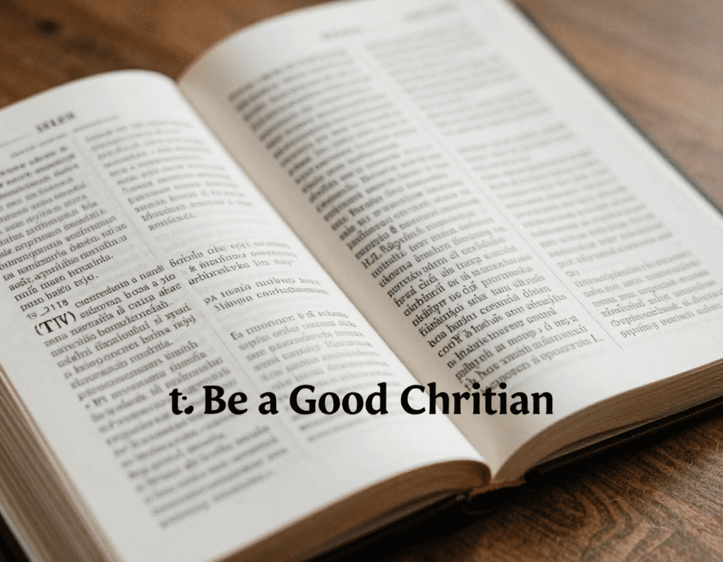 Um grupo de pessoas demonstrando amor e solidariedade, simbolizando o que significa ser um bom cristão.